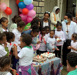 Children at celebration